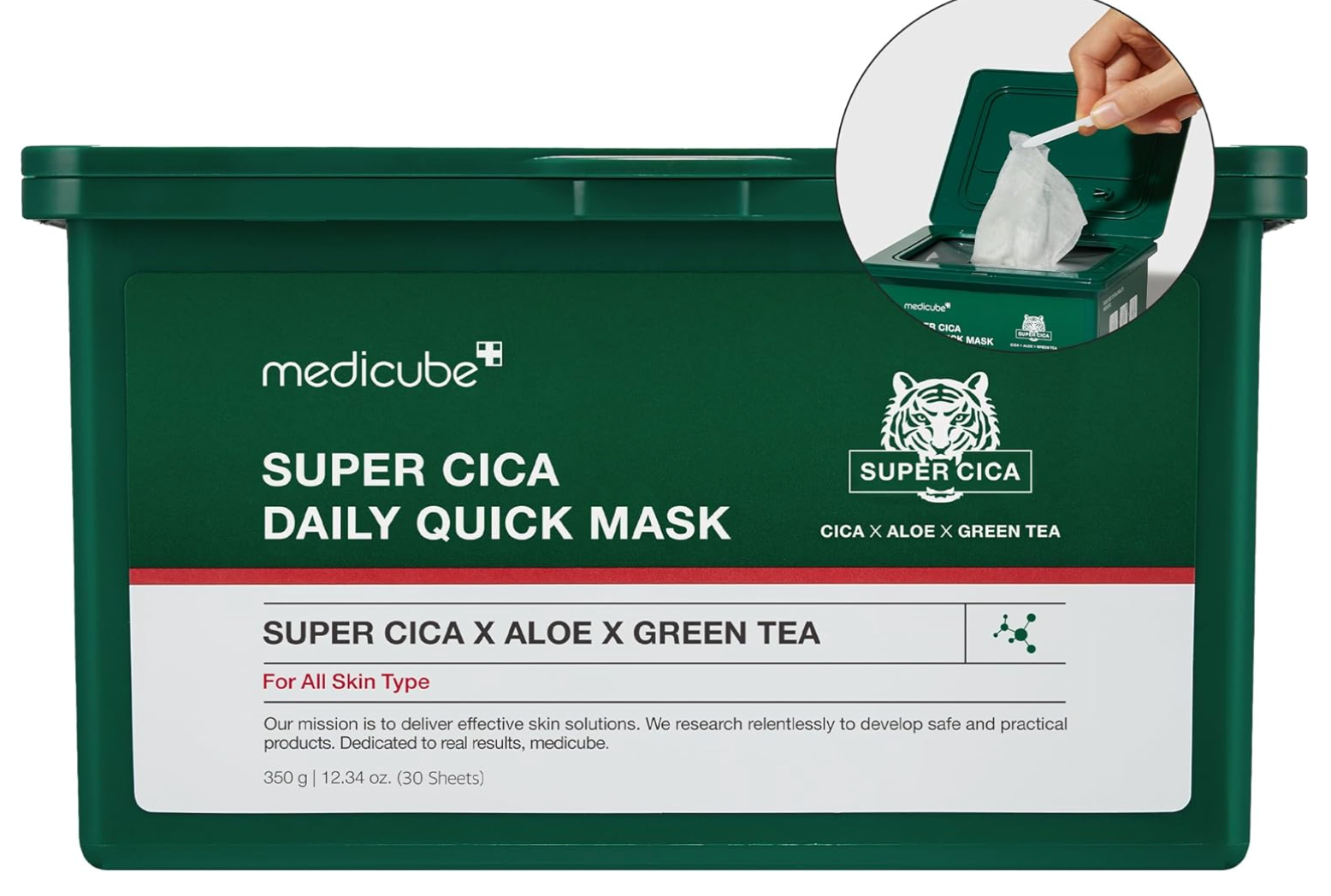 SUPER CICA DAILY QUICK MASK - 350g / 30pc